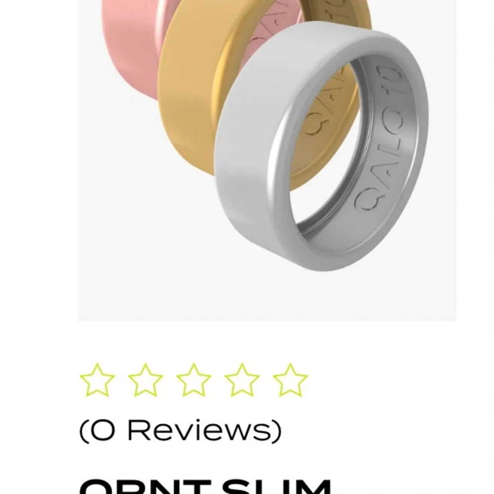 Qalo Qrnt Smart Ring size 9